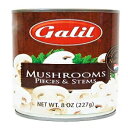 ガリルマッシュルームの部分と茎、8オンス（12個パック） Galil Mushrooms Pieces and Stems, 8 Ounce (Pack of 12)