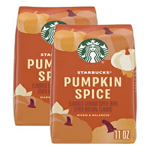 Хå ե졼С饦ɥҡѥץ󥹥ѥե졼Сҡǵꥰ饦ɥҡХ󥹥Ρȡ11󥹥Хå2ĥѥå Starbucks Flavored Ground Coffee, Pumpkin Spice Flavored Coffe...