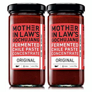 Mother-In-Law's キムチ発酵コチュジャン チリペースト、オリジナル - 10 オンス | 2個パック Mother-In-Law's Kimchi Fermented GOCHUJANG Chile Paste, Original - 10 Oz | Pack of 2