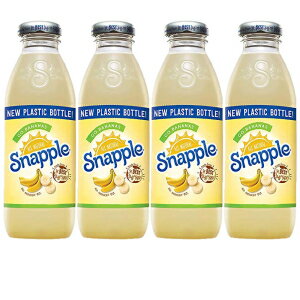 Snapple Go Bananas、オールナチュラル、16 液量オンス (4 個パック、合計 64 液量オンス) Snapple Go Bananas, All Natural, 16 Fl Oz (Pack of 4, Total of 64 Fl Oz)