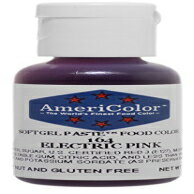 AmeriColor, Electric Pink.75 Ounce Bottle, Soft Gel Paste Food Color