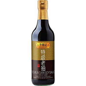 Lee Kum Kee プレミアム濃口醤油、16.9 オンスボトル ( Lee Kum Kee Premium Dark Soy Sauce,16.9-Ounce Bottle (