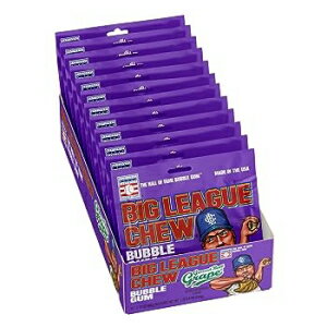 Big League Chew Grape Bubble Gum Flavor + For Games, Concessions, Picnics & Parties (12 Packs)