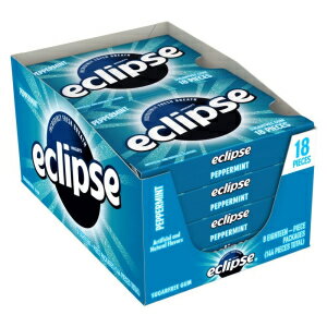 ECLIPSE ڥѡߥ 奬ե꡼ 塼󥬥 18 (8ѥå) ECLIPSE Peppermint Sugar Free Chewing Gum, 18 Pieces (8 Packs)