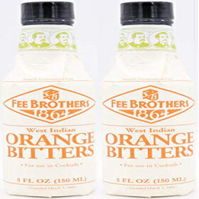 フィー ブラザーズ ウエスト インディアン オレンジ カクテル ビターズ - 2 パック Fee Brothers West Indian Orange Cocktail Bitters - 2 Pack
