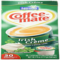 Coffee-Mate å ꡼ ꥭå ꡼ޡ 50 󥰥륵 3/8 FL OZ Coffee-Mate Irish Creme Liquid Creamer 50 Single Serve 3/8 FL OZ