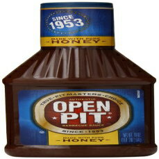 オープンピットバーベキューソース、ハニー、18オンス（12個パック） Open Pit Barbecue Sauce, Honey, 18 Ounce (Pack of 12)