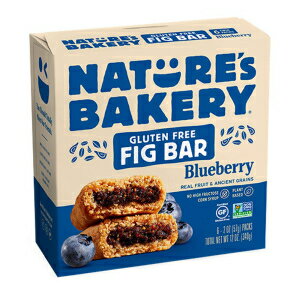 6カウント (1パック)、ブルーベリー、Nature’s Bakeryグルテンフリーイチジクバー、ブルーベリー、リアルフルーツ、ビーガン、非遺伝子組み換え、スナックバー、1ボックスに6ツインパック(6ツインパック) 6 Count (Pack of 1), Blueberry, Natureâ€s Ba