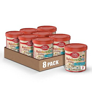 Betty Crocker グルテンフリー レインボーチップフロスティング 16 オンス (8 個パック) Betty Crocker Gluten Free Rainbow Chip Frosting, 16 oz (Pack of 8)