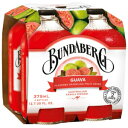 Bundaberg スパークリング フルーツ ドリンク グアバ 12.7 液量オンス 4 個 Bundaberg Sparkling Fruit Drink, Guava, 12.7 fl oz, 4 Count