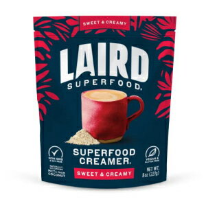 楽天GlomarketLaird スーパーフード 非乳製品スーパーフード クリーマー - ココナッツ パウダー コーヒー クリーマー - スイート & クリーミー - グルテン フリー、非遺伝子組み換え、ビーガン - 8 オンス バッグ、1パック Laird Superfood Non-Dairy Superfood