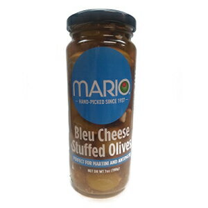 Mario Camacho Foods オリーブのぬいぐるみ、ブルーチーズ、7オンス Mario Camacho Foods Stuffed Olives, Bleu Cheese, 7 Ounce