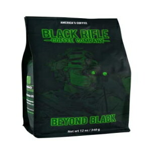 ブラック ライフル コーヒー カンパニー 全豆 (ビヨンド ブラック (ダーク ロースト) 12 オンス) Black Rifle Coffee Company Whole Bean (Beyond Black (Dark Roast), 12 Ounce)