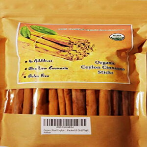 オーガニックリアルセイロン（スリランカ）シナモンスティック、（9オンス（255g））5インチプレミアムグレード、詰めたて 5.STAR.SHOP Organic Real Ceylon (Sri Lanka) Cinnamon Sticks, (9 Oz (255g)) 5 Inch Premium Grade, Freshly Packed