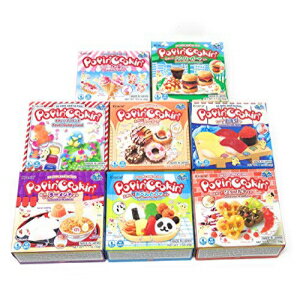 Popin' Cookin DIY キャンディ キット (8 パック バラエティ) - たのしい弁当、ラーメンとワッフル、ケーキ、寿司とドーナツ、ハンバーガー、かわいいグミランドのフュージョン セレクト ギフト ボックス Popin’ Cookin Diy Candy Kit (8 Pack Vari