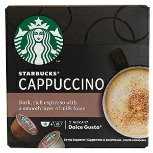 ネスカフェドルチェグストスターバックスカプチーノ×3箱（36カプセル）18ドリンク Nescafe Dolce Gusto Starbucks Cappuccino x 3 Boxes (36 Capsules) 18 Drinks