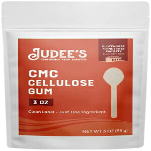 Judee's ץߥ CMC ѥ 3  - ե󡢥եƥ󥰡Υǥ졼˻ - ƥե꡼Ϥ - ࿩ʤɹη뾽ɻ Judee's Premium CMC Powder 3 oz - Use in Fondant, Frostings, and Cake