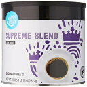 Amazon uh - Happy Belly Xv[ uh LjX^[ OEh R[q[A_[N [XgA29 IX Amazon Brand - Happy Belly Supreme Blend Canister Ground Coffee, Dark Roast, 29 Ounce