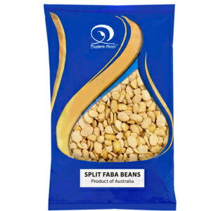 2 Pound (Pack of 1), Eastern Feast - Peeled Split Faba Beans, 2 Lbs (907g)