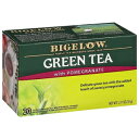 Bigelow Tea ザクロ入り緑茶、カフェイン入り、20 カウント (6 個パック)、合計 120 ティーバッグ Bigelow Tea Green Tea with Pomegranate, Caffeinated, 20 Count (Pack of 6), 120 Total Tea Bags