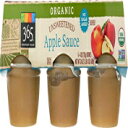 365エブリデイバリュー オーガニックアップルソース 無糖（6〜4オンスボウル） 24オンス 365 Everyday Value, Organic Apple Sauce, Unsweetened (6 - 4 oz bowls), 24 oz