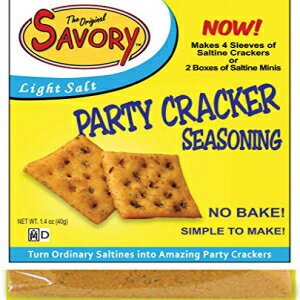 セイボリーソルティシーズニング、1.4オンス、ライトソルト、1パック Savory Saltine Seasoning, 1.4 Ounce, Light Salt, 1 Pack