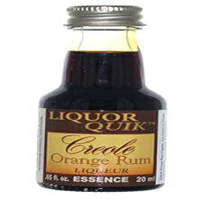 リキュールクイックナチュラルラムエッセンス、20 mL（クレオールオレンジラム） Creole Orange Rum, Liquor Quik Natural Rum Essence, 20 mL (Creole Orange Rum)