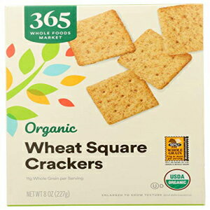 365 by Whole Foods Marketå   ˥å8 365 by Whole Foods Market, Cracker Wheat Squares Organic, 8 Ounce