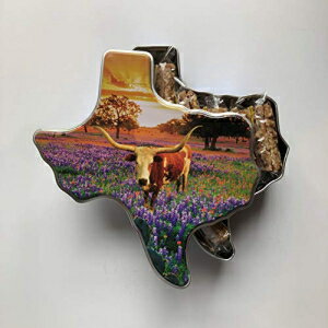 アイリーンズ プラリネ プラリネ バー テキサス ロングホーン ギフト缶 Eileen's Pralines Praline Bars Texas Longhorn Gift Tin