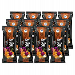 Jans Root Chips (海塩スイートポテトチップス、12 x 3オンス) Jans Root Chips (Sea Salt Sweet Potato Chips, 12 x 3 oz)