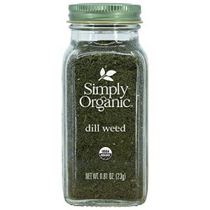 Simply Organic ディルウィード カットしてふるいにかけたもの、0.81 オンス Simply Organic Dill Weed Cut & Sifted, 0.81 Oz