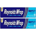 レイノルズ ラップ アルミ ホイル 高耐久 50 平方フィート (2 パック) Reynolds Wrap Aluminum Foil, Heavy Duty, 50 sq ft, (2 pack)