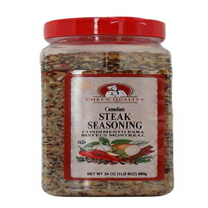 シェフ品質のカナディアンステーキシーズニング、24オンス Chefs Quality Canadian Steak Seasoning, 24 Oz.