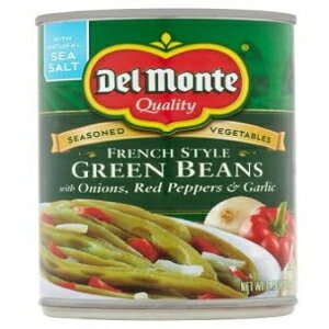 fe tt`X^CCQ - C 14.5 IX (2) Del Monte Seasoned French Style Green Beans - with Sea Salt 14.5 oz. (Pack of 2)