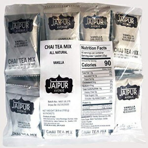 ジャイプール アベニュー チャイティー ミックス バニラ (50 袋) Jaipur Avenue Chai Tea Mix Vanilla (50-Count Bag)