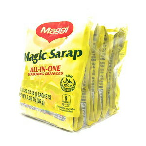 Maggi Magic Sarap、オールインワン調味料顆粒、12 袋 (12 x 0.28 オンス (8g)) Maggi Magic Sarap, All In One Seasoning Granules, 12 Sachets (12 x 0.28 oz (8g))