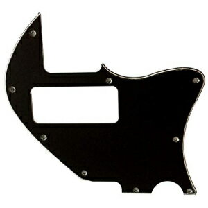 Merle Haggard f ホール シンライン P90 用カスタム ギター ピックガード (3 プライ ブラック) Custom Guitar Pickguard For Merle Haggard f hole Thinline P90 (3 Ply Black)