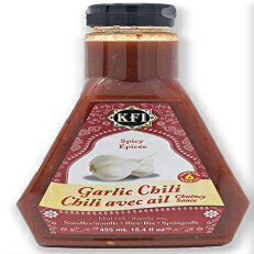 KFI K[bNXpCV[`\[X `cl\[X - {itbVt[o[ (455ml) KFI Garlic Spicy Chili Chutney Sauce - Authentic Fresh Flavor (455ml)