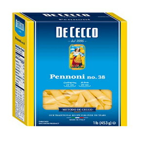 De Cecco セモリナパスタ、ペンノーニ No.38、1 ポンド (5 個パック) De Cecco Semolina Pasta, Pennoni No.38, 1 Pound (Pack of 5)