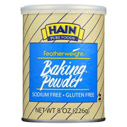 Hain Pure Foods ベーキングパウダー 低塩 (12x8 オンス)12 Hain Pure Foods Baking Powder Low Salt ( 12x8 OZ)12