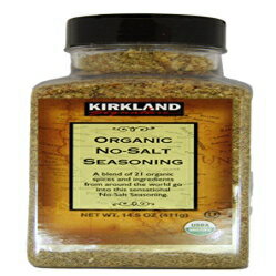 カークランド シグネチャー - スパイスとハーブ - 14.5 オンスボトル - 2 個パック (オーガニック無塩調味料) Kirkland Signature - Spices and Herbs - 14.5 Ounce Bottle - Pack of 2 (Organic No-Salt Seasoning)