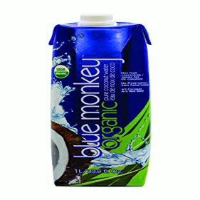 Blue Monkey ˥å 100% ʥåĥ33.8  (12 ĥѥå) Blue Monkey Organic 100% Coconut Water, 33.8 Ounce (Pack of 12)