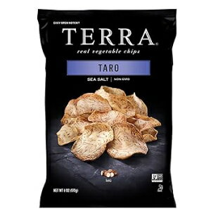 6オンス（1パック）、塩味、海塩入りテラタロ野菜チップス、6オンス 6 Ounce (Pack of 1), Salted, Terra Taro Vegetable Chips with S..