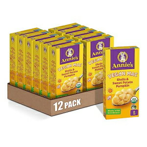 Anniefs Annie's Organic Vegan Mac, Shells & Sweet Potato Pumpkin, 6 oz. (Pack of 12)