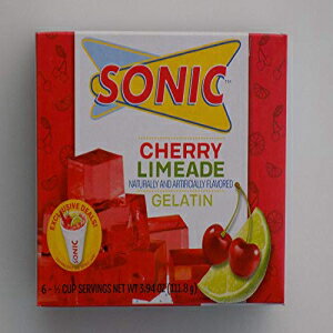 ˥å ꡼ 饤२  ߥå - 4 ĥѥå Sonic Cherry Limeade Gelatin Mix -...