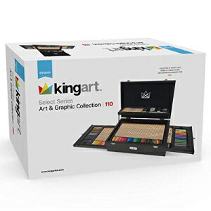 KINGART 130 ZNg V[Y A[g & OtBbN RNVA110 A[gZbglߍ킹ZbgAGXvb\XeCn[hEbhP[XAVo[qW/NXv KINGART 130 Select Series Art & Graphic Collection, Set of 110 Art