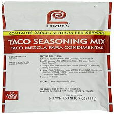 ローリータコス調味料ミックス 9オンスパッケージ（6パック） Lawry 039 s Lawrys Taco Seasoning Mix, 9 -Ounce Packages (Pack of 6)