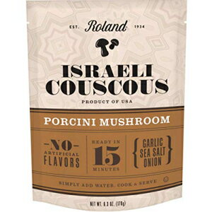 ローランド ポルチーニ マッシュルーム イスラエル産クスクス、6.3オンス ポーチ Roland Porcini Mushroom Israeli Couscous, 6.3-Ounce Pouch