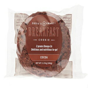 Susie's ޡ ֥åե å إ륷 ᥬ 3 ȥѥ˭٤ʥ63  (18 ĥѥå) Susie's Smart Breakfast Cookie Healthy Omega3s and Protein Rich cocoa, 63 Ounce (Pack of 18)