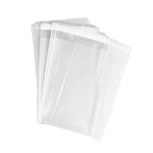 ASTRQLE 100PCS 4.5x5.5 inch Clear Automatic Sealing Flat Cello/Cellophane Bag Packaging Treat Bags Favor Bags with Self Seal Lip Adhesive Closure for Snacks Bakery Candies